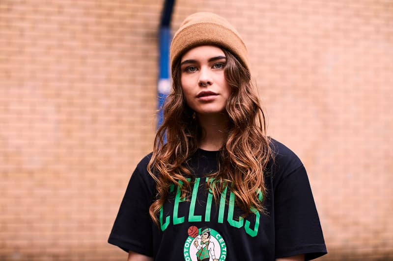 New Era NBA Shoot Your Style Apparel Capsule basketball bomber jacket sports Celtics Nets Bulls Warriors Lakers Cavaliers