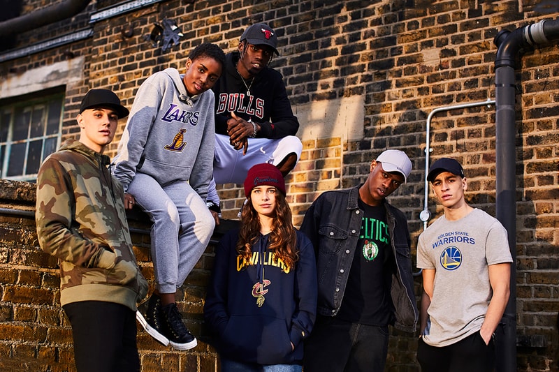 New Era NBA Shoot Your Style Apparel Capsule basketball bomber jacket sports Celtics Nets Bulls Warriors Lakers Cavaliers