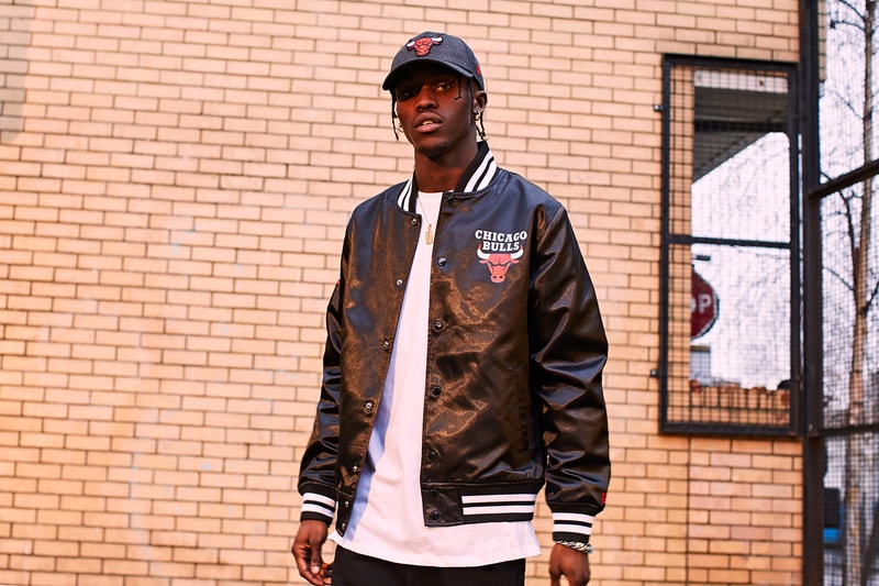 New Era NBA Shoot Your Style Apparel Capsule basketball bomber jacket sports Celtics Nets Bulls Warriors Lakers Cavaliers