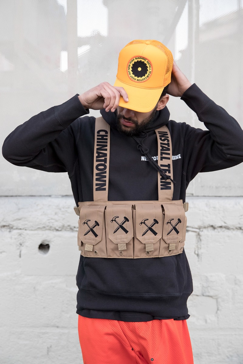 New York Sunshine Install Team drop collection release chinatown market chest rig 2018 february 23