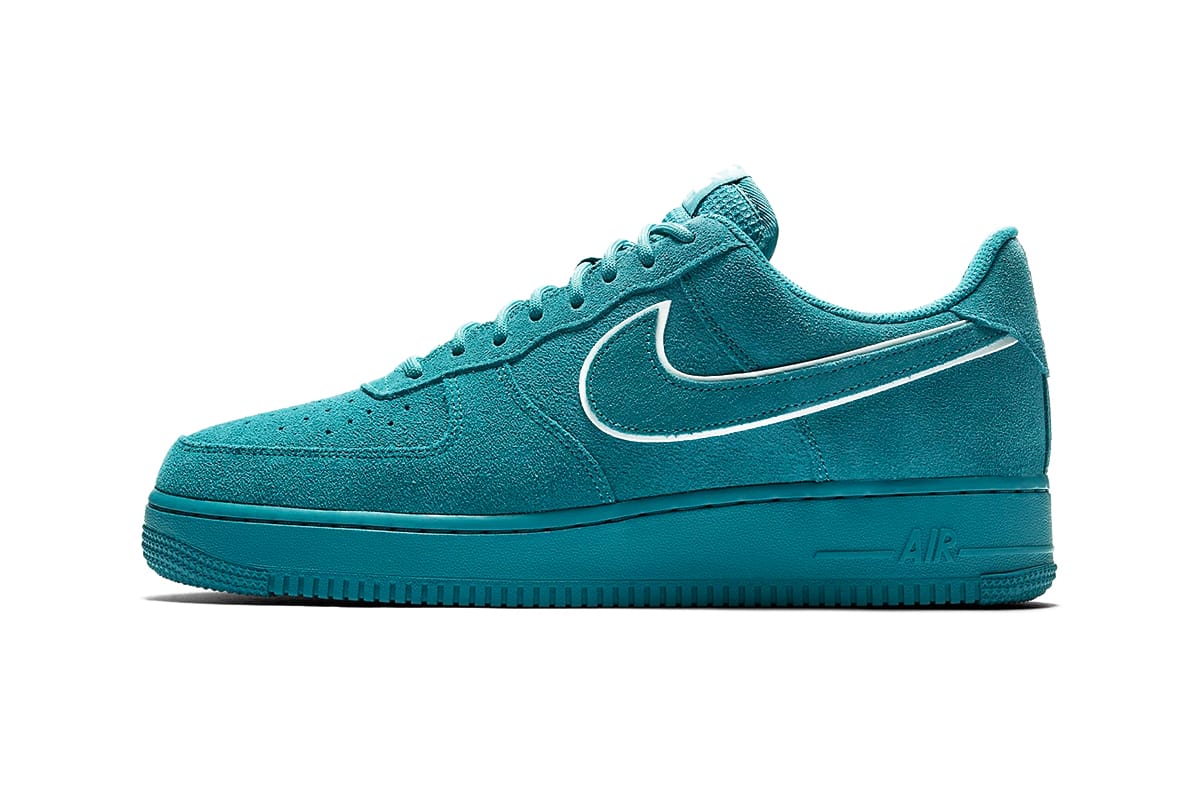 teal and pink air force 1