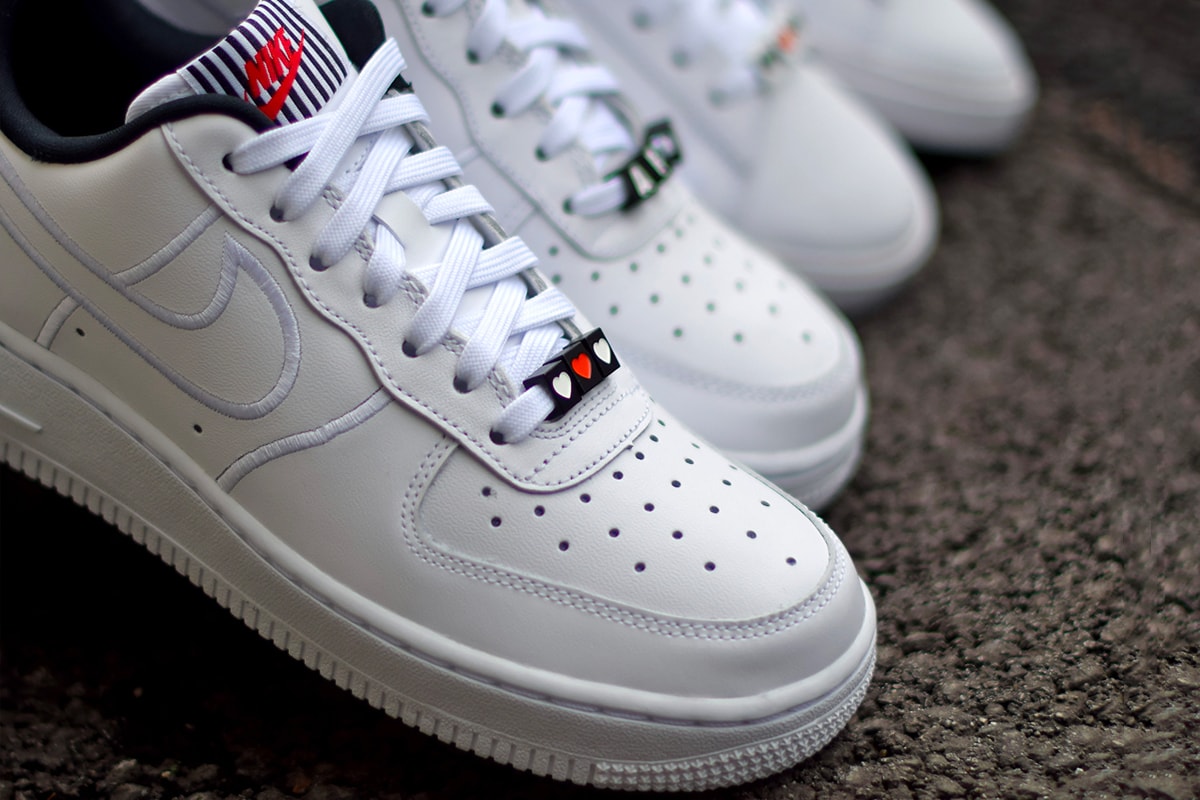 Nike Air Force 1 Low Valentines Day Pack Release White Hearts