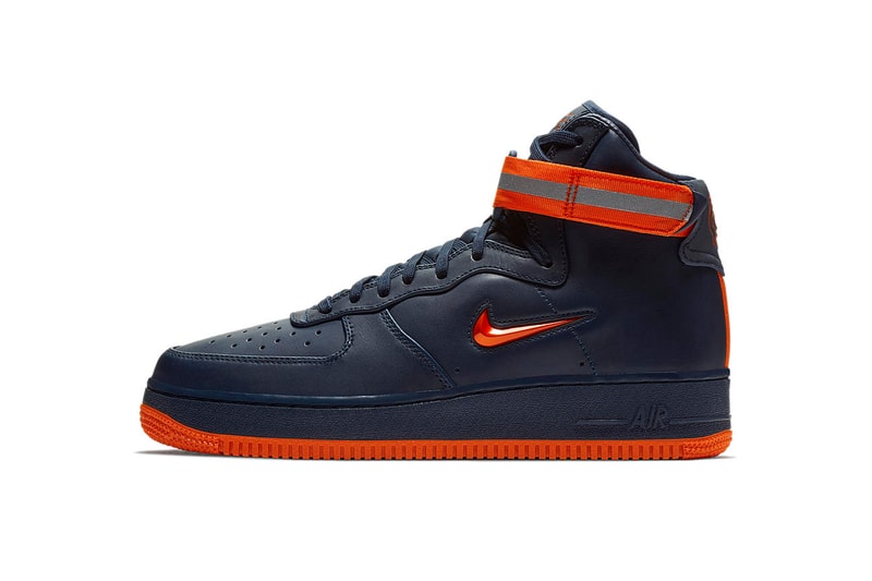Nike Air Force 1 NYC High Mid Low obsidian brilliant orange footwear february 2018