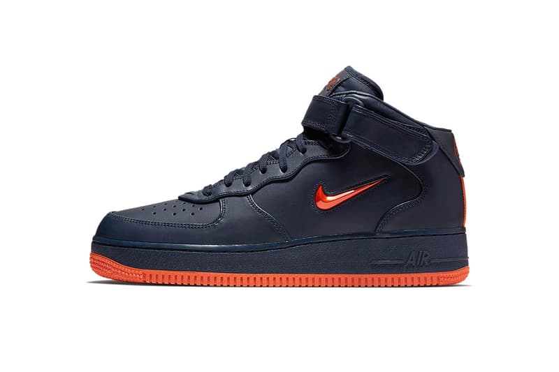 Nike Air Force 1 NYC High Mid Low obsidian brilliant orange footwear february 2018