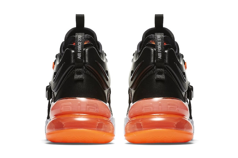 Nike Air Force 270 Safari Official Release Date black hyper crimson wolf grey white 2018 february 17 info sneakers shoes footwear AH6772 004
