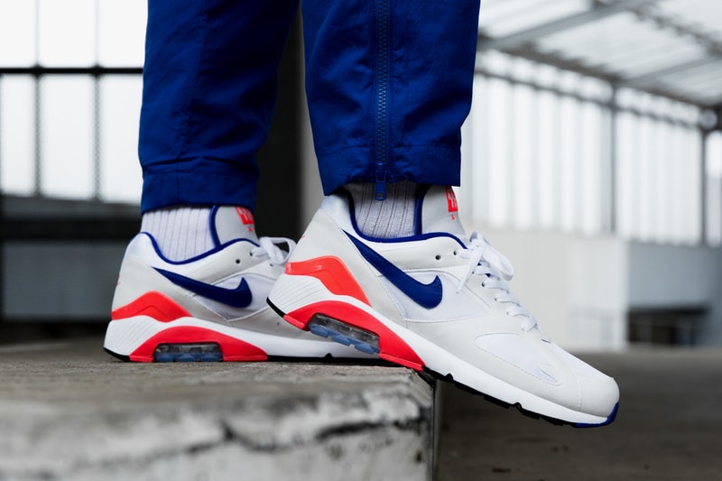 Nike Air Max 180 Ultramarine On Feet 2018 february 2 release date info sneakers shoes footwear overkill berlin 615287 100