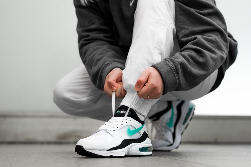 Nike Air Max 93 OG Dusty Cactus On Feet 2018 february 2 release date info sneakers shoes footwear white sport turquoise black 306551 107 overkill berlin germany