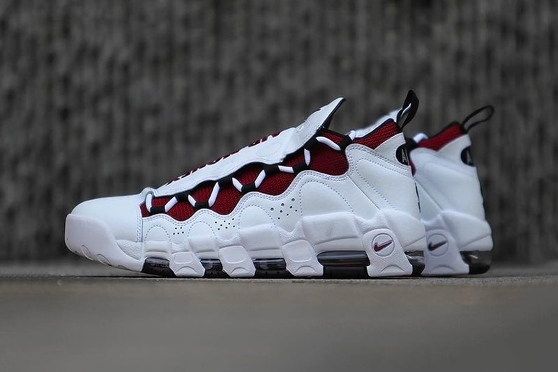 Nike Air More Money Burgundy Release White Black release date