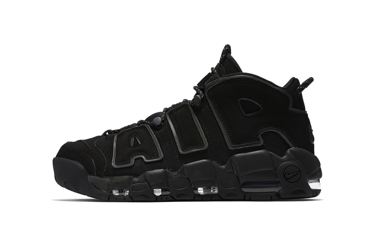 Nike Delivers A "Triple Black Reflective" Air More Uptempo