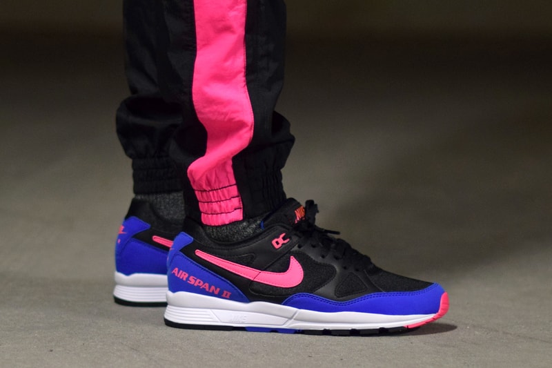 On-Feet Look at the Nike Air Span II Hyper Royal Sneaker Shoes Mens Womens Sneakers Basketball