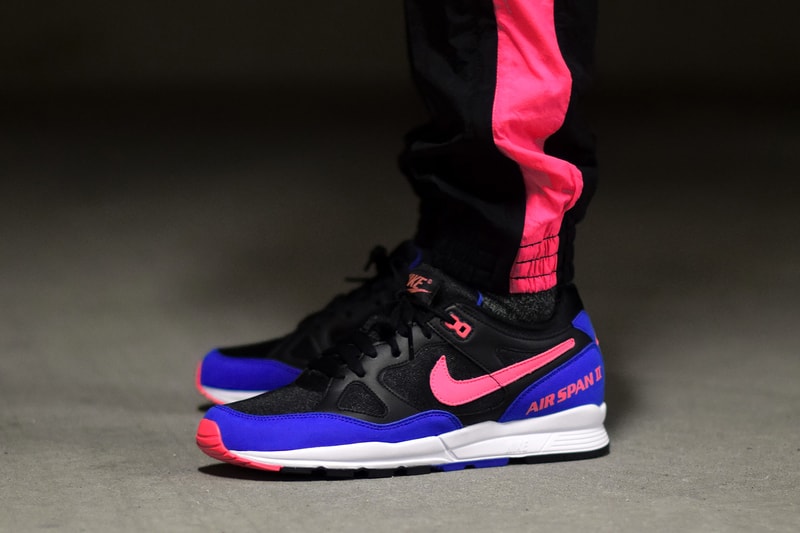 On-Feet Look at the Nike Air Span II Hyper Royal Sneaker Shoes Mens Womens Sneakers Basketball