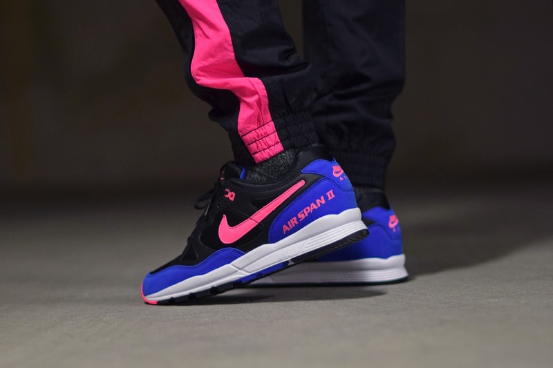 On-Feet Look at the Nike Air Span II Hyper Royal Sneaker Shoes Mens Womens Sneakers Basketball