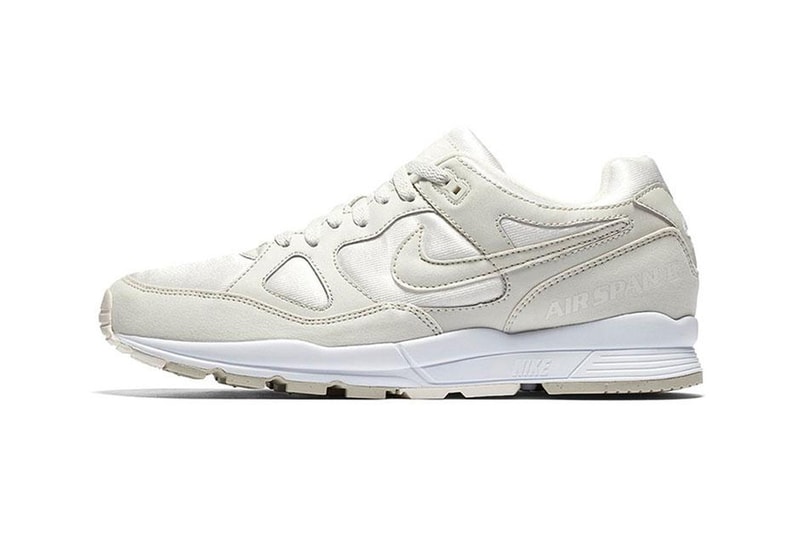 Nike Air Span II Summit White Release Dark Stucco White Light Bone Colorway Retro Runner