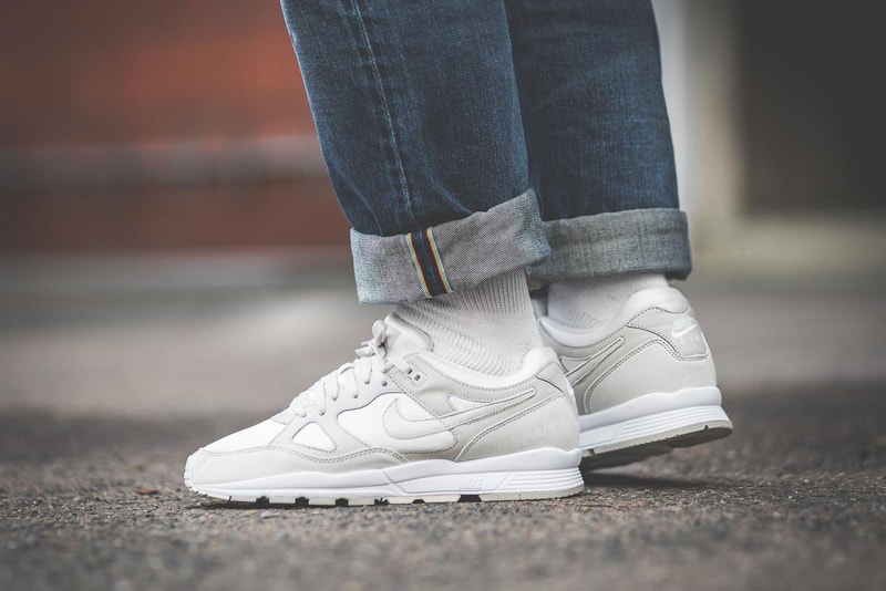 Nike Air Span II Summit White Release Dark Stucco White Light Bone Colorway Retro Runner