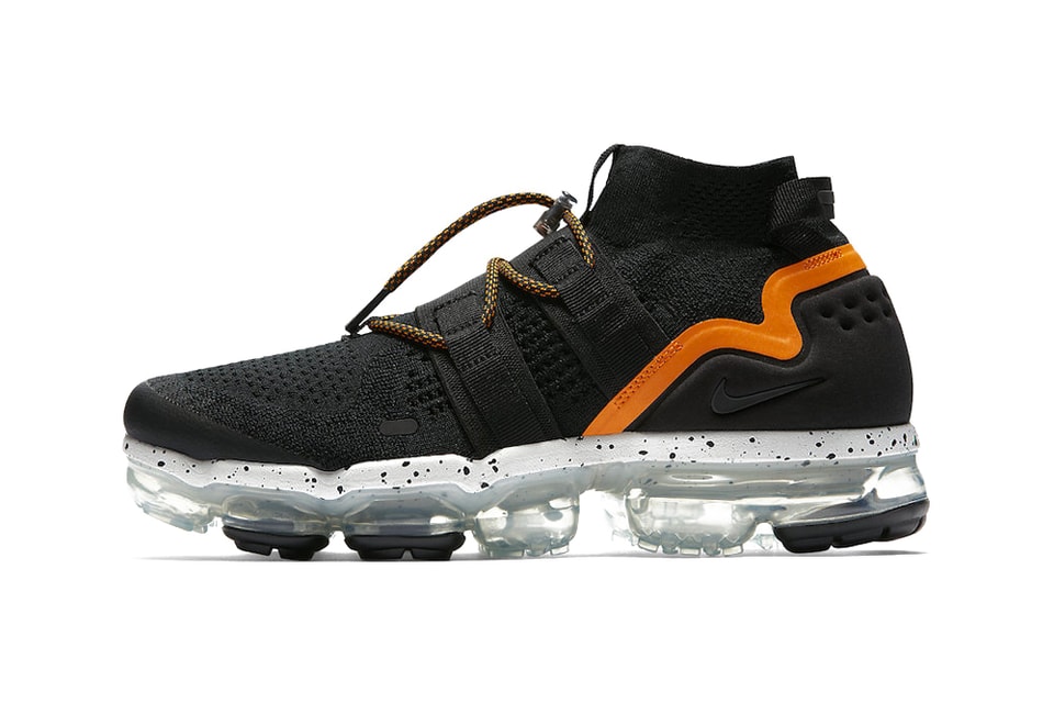 Vapormax utility black orange peel Clearance