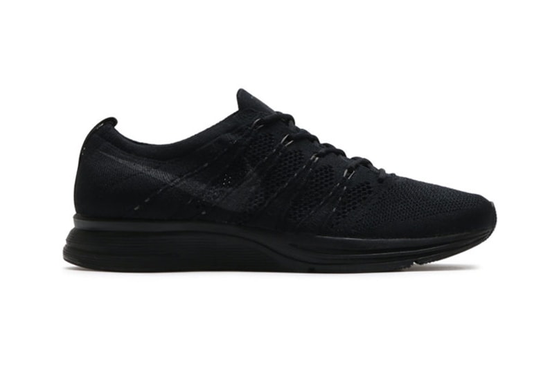 Nike Flyknit Trainer Triple Black Oreo Footwear Shoes Sneakers Running Black White Runners Release Info Date