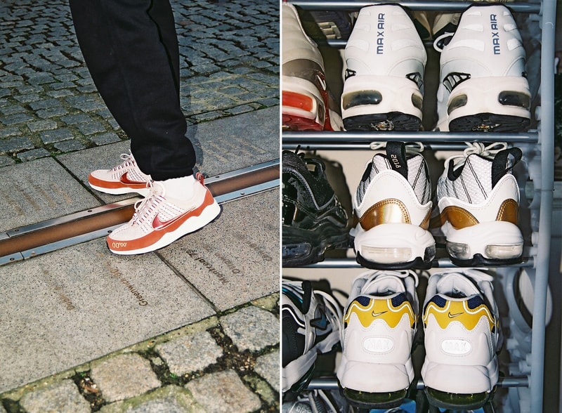 Nike GMT Pack UK Exclusive Air Max 98 Air Zoom Spiridon White/Gold Colorway White/Red Colorway