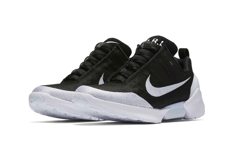 Nike HyperAdapt 1.0 "Black/White" "Triple White" Release info date purchase self-lacing