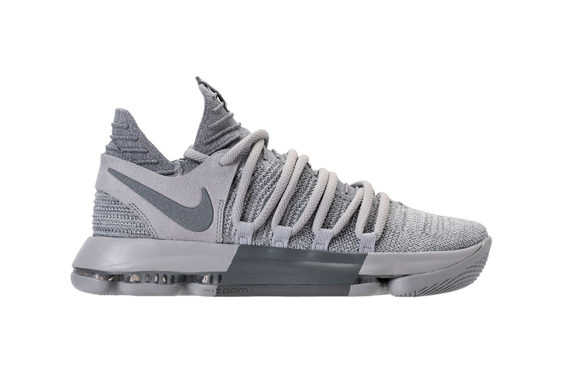 Nike KD 10 Wolf Cool Gray Release February 22 New Colorways
