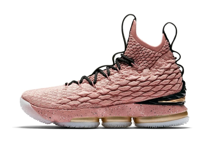 Nike LeBron 15 All-Star Release Lebron James metallic gold pink Los Angeles Basketball