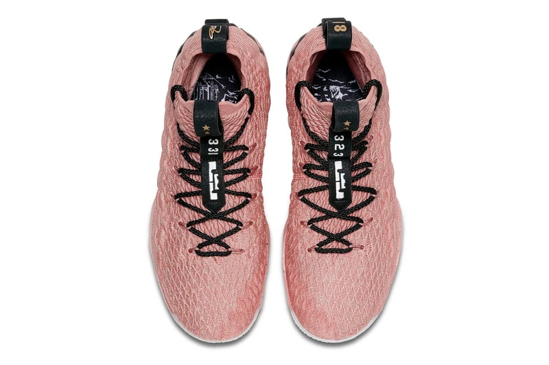 Nike LeBron 15 All-Star Release Lebron James metallic gold pink Los Angeles Basketball