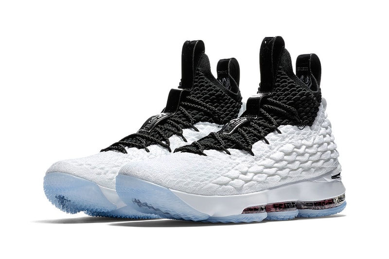 Nike LeBron 15 Graffiti Release LeBron James Basketball black white