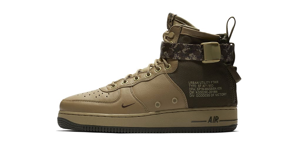 Nike SF-AF1 Mid With a Camo Strap 