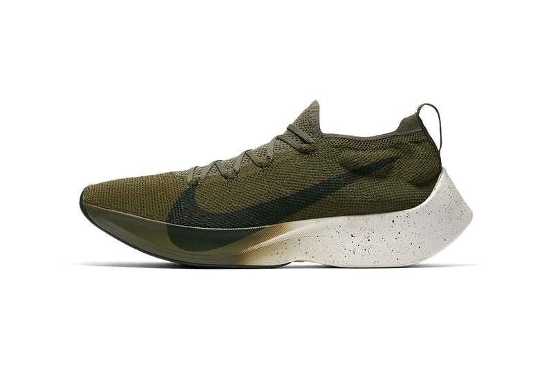 Nike Vapor Street Flyknit Off White Olive Green 2018 february march spring summer release date info sneakers shoes footwear AQ1763 200 201