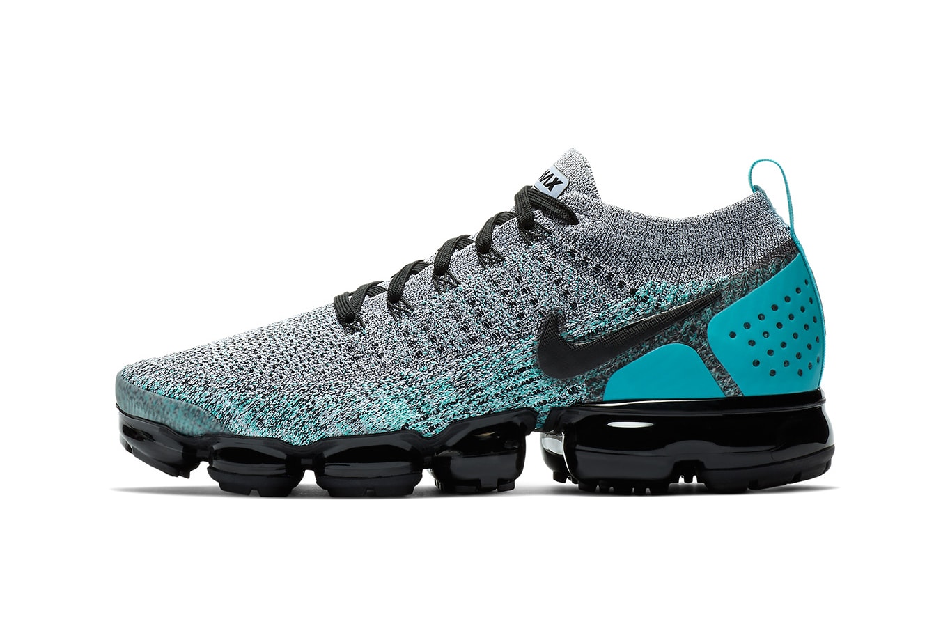 Nike Vapormax Flyknit 2.0 Three New Colors Air Max Day Pink Ice Blue Black Sneakers Shoes Running Training