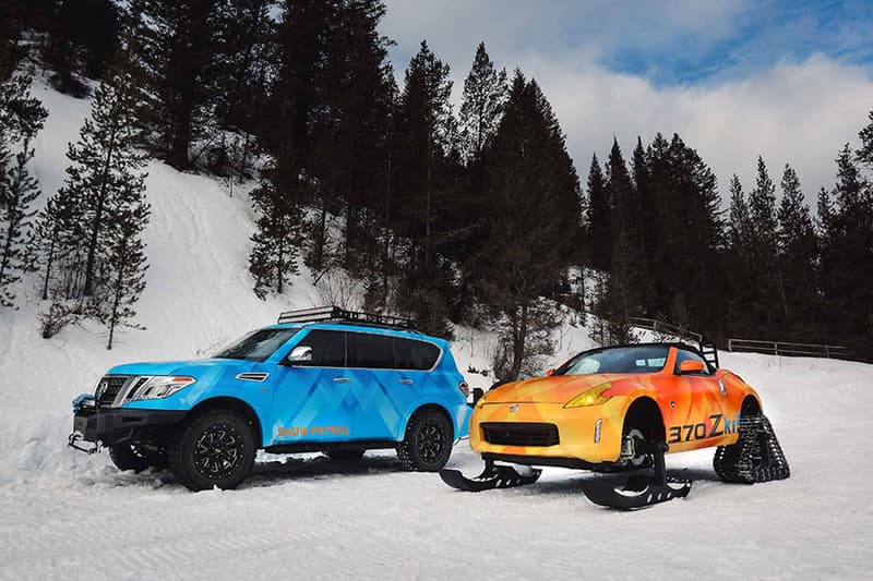 Nissan 370Zki Snowmobile snow car preview