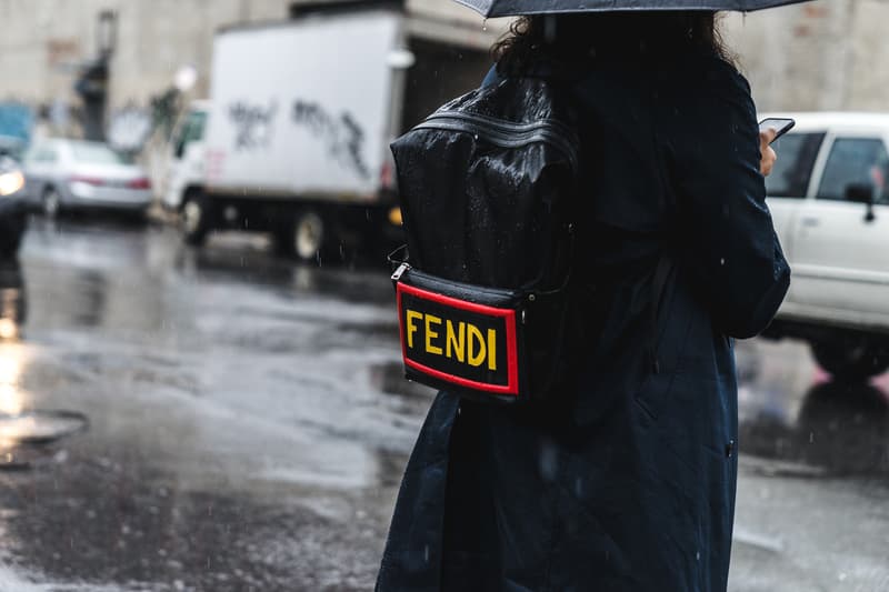 New York Fashion Week 2018 fall winter street style snap style supreme off white heliot emil louis vuitton yeezy Fendi Timberland