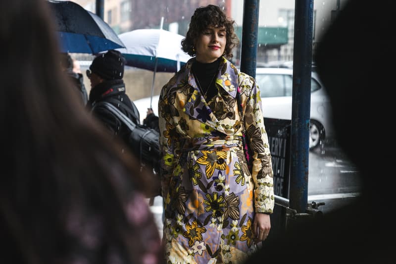 New York Fashion Week 2018 fall winter street style snap style supreme off white heliot emil louis vuitton yeezy Fendi Timberland