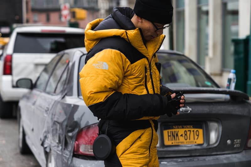 New York Fashion Week 2018 fall winter street style snap style supreme off white heliot emil louis vuitton yeezy Fendi Timberland