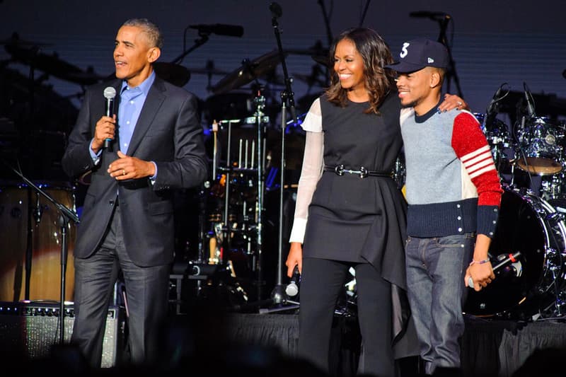 Barack Obama Most Name-Dropped POTUS President in Music Chance the rapper Michelle Obama