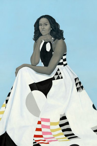 Kehinde Wiley Amy Sherald Barack Michelle Obama Portraits National Portrait Gallery smithsonian washington dc 2018