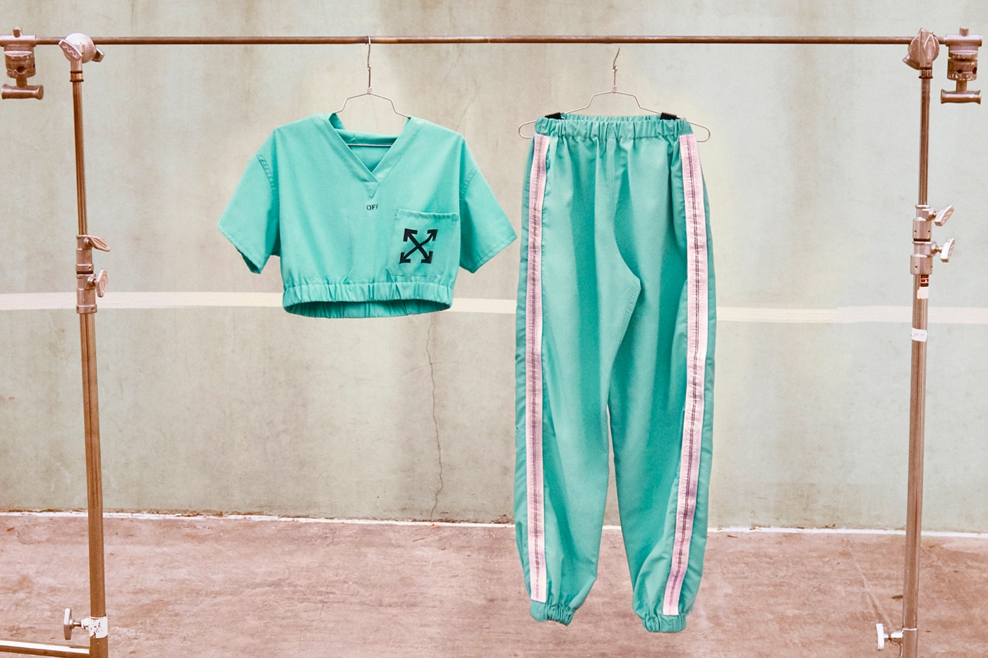 Off-White Equinox Cancer Research The Scrubs Sweatsuit
