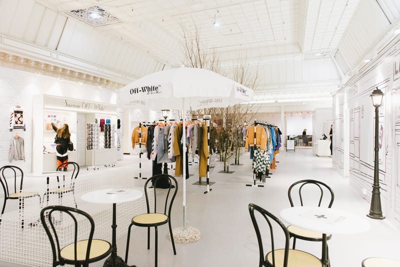 off white pop up store