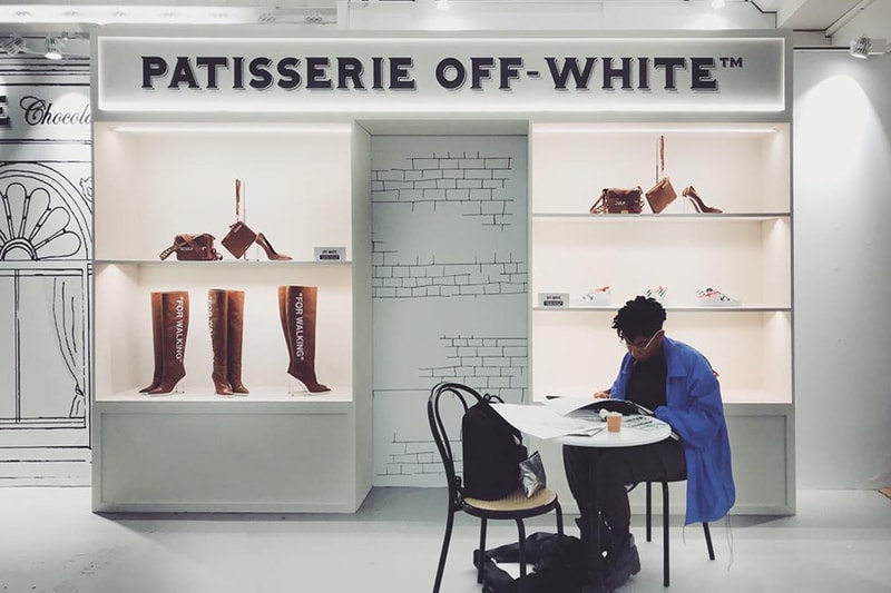 Off-White™ Wild and the Moon Pop-Up Cafe Paris Fashion Le Bon Marche Virgil Abloh Fashion Week Survival Kit Blue Water Collaboration