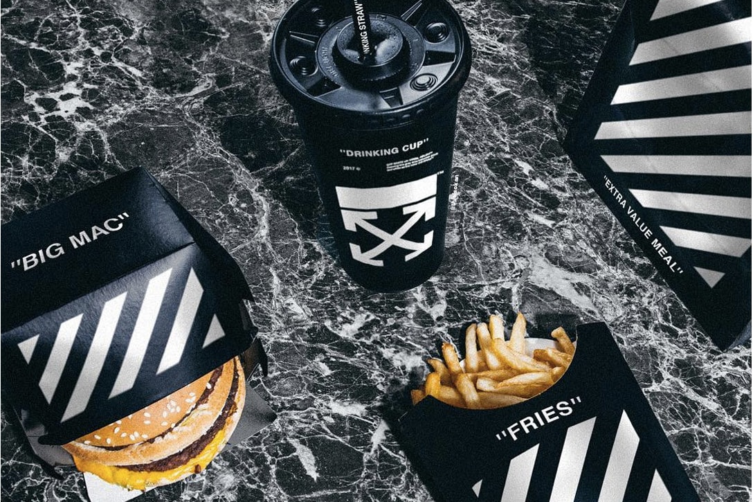 Off-White McDonald's Black Soul Custom Design blkvis Instagram