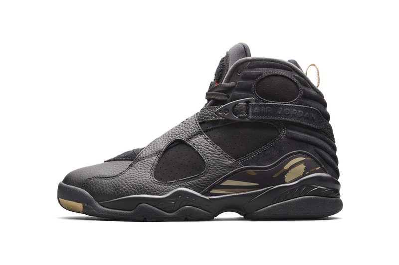 OVO Air Jordan 8 Nike SNKRS Draw Release 2018 february 16 date info sneakers shoes footwear Drake Octobers Very Own black white gold