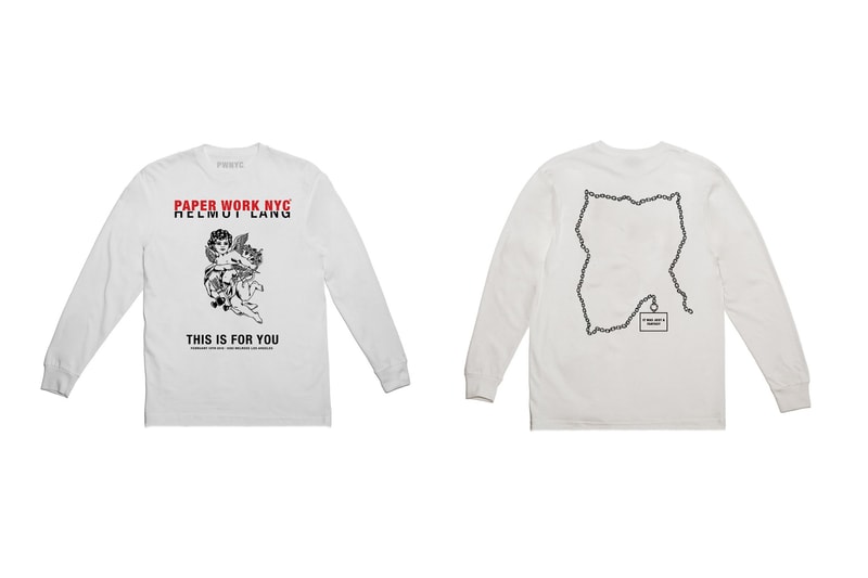 Paper Work NYC Helmut Lang This Is For You Pop Up Fashion Clothing Art Artwork ZIne Publication