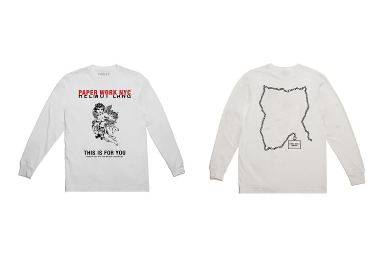 Paper Work NYC Helmut Lang This Is For You Pop Up Fashion Clothing Art Artwork ZIne Publication