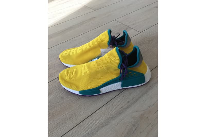 Pharrell Williams adidas Originals Hu NMD Yellow Green Purple