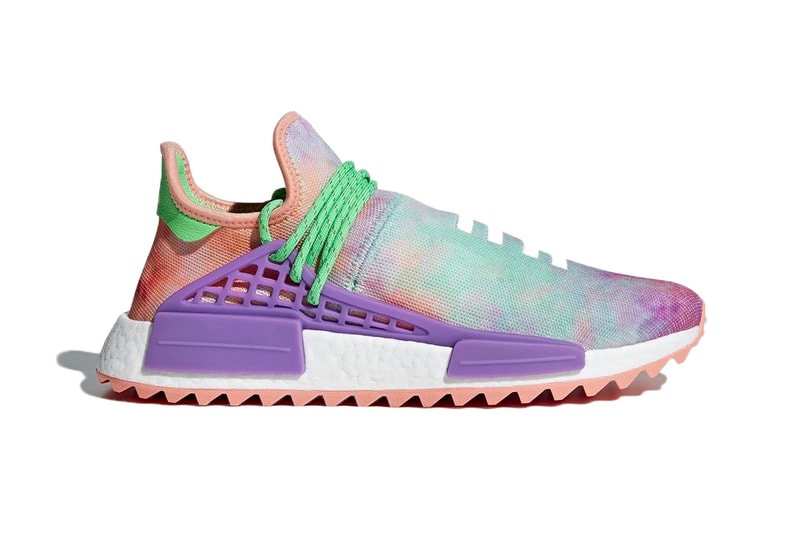 Pharrell Williams adidas originals NMD Hu Holi Festival Pack Tie Dye Purple Green Black Orange