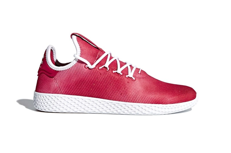 Pharrell adidas Tennis Hu Red 2018 spring summer release date info sneakers shoes footwear williams