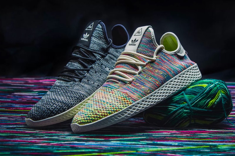 Pharrell Williams adidas Tennis Hu Pack Oreo Multicolor March 2 Release