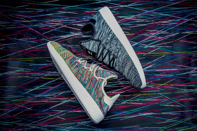 Pharrell Williams adidas Tennis Hu Pack Oreo Multicolor March 2 Release