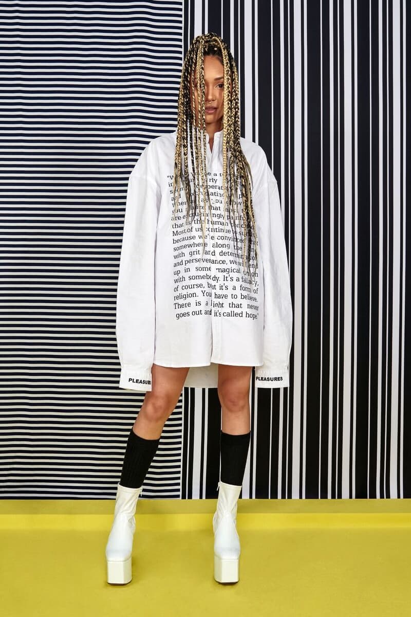 PLEASURES Spring 2018 Freaks in LOVE Collection T Shirt Hoodie Jacket Cap Hat Yeti Out Aurther Bray