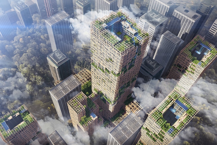 A 70-Story Sustainable Wooden Skyscraper Could Be Coming to Tokyo