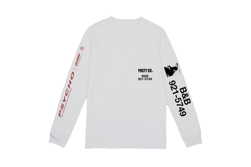 Post Malone New Merch North American Tour 2018 Psycho Long Sleeve Tee Shirt Tshirt Black White Grey Tour Merch